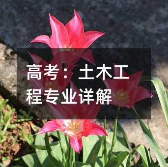 高考:土木工程专业详解