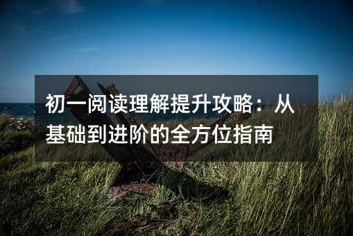 初一阅读理解提升攻略:从基础到进阶的全方位指南