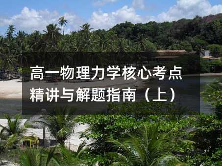 高一物理力学核心考点精讲与解题指南(上)
