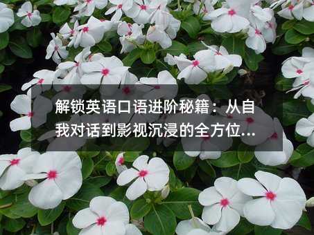解锁英语口语进阶秘籍:从自我对话到影视沉浸的全方位训练