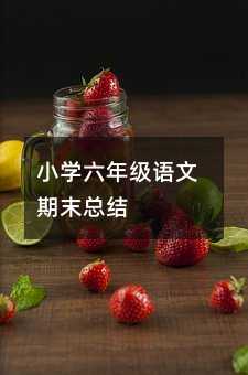 级语文期末总结