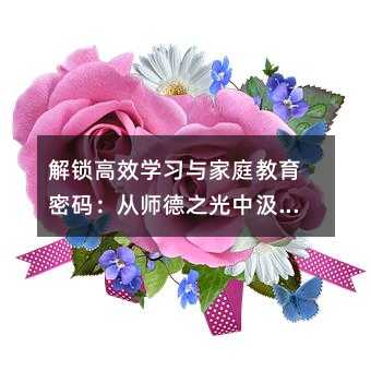 解锁高效学习与家庭教育密码:从师德之光中汲取教育智慧