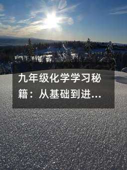 九年级化学学习秘籍:从基础到进阶的奇妙之旅
