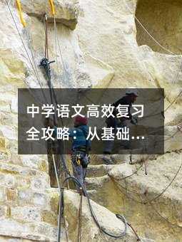 中学语文高效复习全攻略:从基础到作文的逐个击破