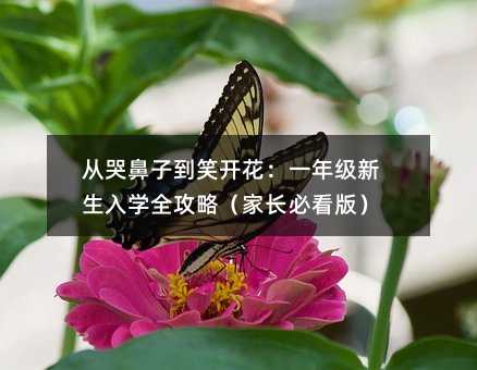 从哭鼻子到笑开花:一年级新生入学全攻略(家长必看版)