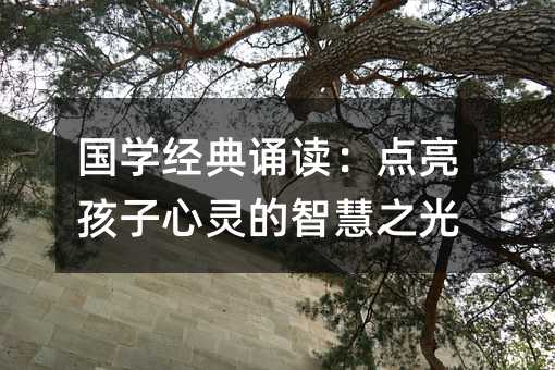 国学经典诵读:点亮孩子心灵的智慧之光