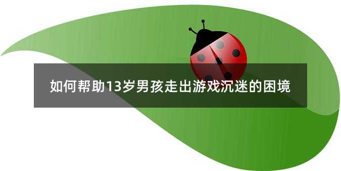 如何帮助13岁男孩走出游戏沉迷的困境