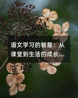 语文学习的智慧:从课堂到生活的成长之路
