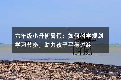 六年级小升初暑假:如何科学规划学习节奏,助力孩子平稳过渡