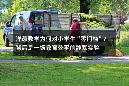 洋葱数学为何对小学生“零门槛”?背后是一场教育公平的静默实验