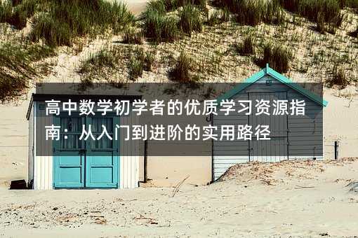 高中数学初学者的优质学习资源指南:从入门到进阶的实用路径