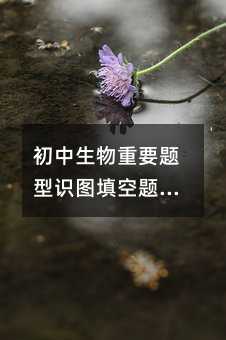 初中生物重要题型识图填空题,你知道如何解答吗?