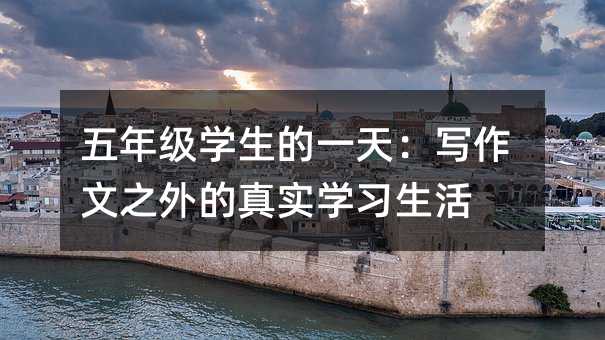 五年级学生的一天:写作文之外的真实学习生活