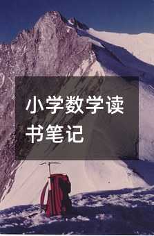 小学数学读书笔记