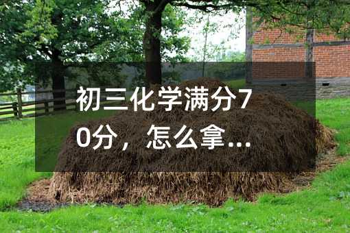 ³õÈý»¯Ñ§Âú·Ö70·Ö£¬ÔõôÄø߷֣¿