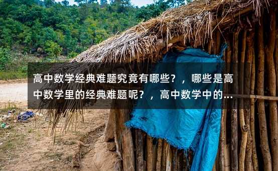 高中数学经典难题究竟有哪些?,哪些是高中数学里的经典难题呢?,高中数学中的经典难题是啥?