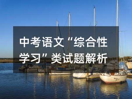 中考语文“综合性学习”类试题解析