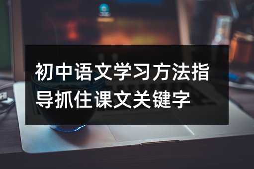 初中语文学习方法指导抓住课文关键字