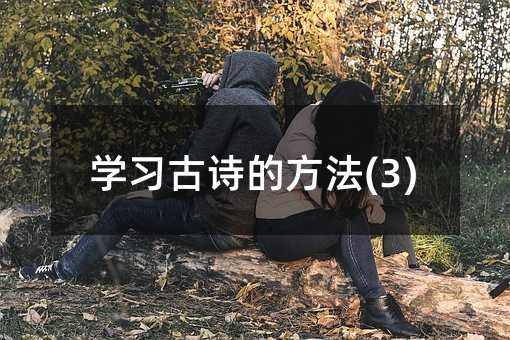 ѧϰ��ʫ�ķ���(3)