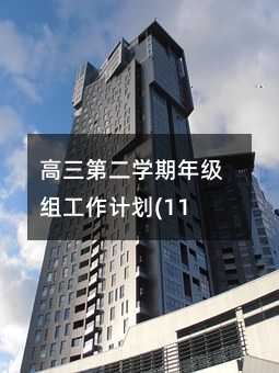 �����ڶ�ѧ���꼶�鹤���ƻ�(11)