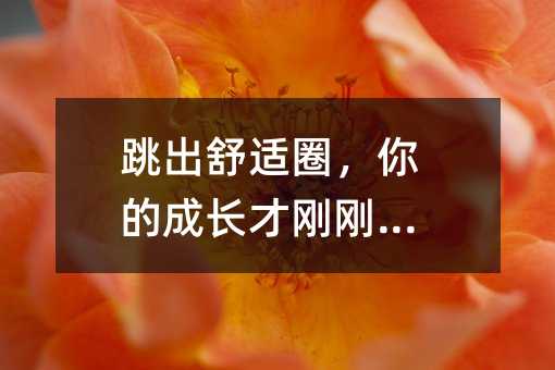 ��������Ȧ����ĳɳ��Ÿոտ�ʼ